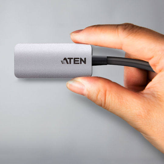 Aten Convertor USB-C / HDMI masculin în HDMI / USB-C feminin Gri 1buc UC3008A1-AT