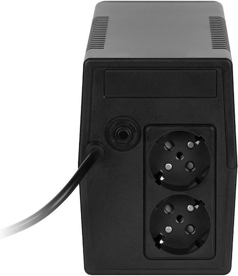 Rebel RB-4021 UPS Außerbetrieblich 850VA 480W mit 2 Schuko Steckdosen