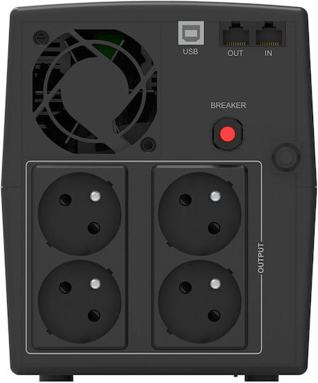 Power Walker Basic VI 2200 STL FR UPS Line-Interactive 2200VA 1320W με 4 Schuko Πρίζες