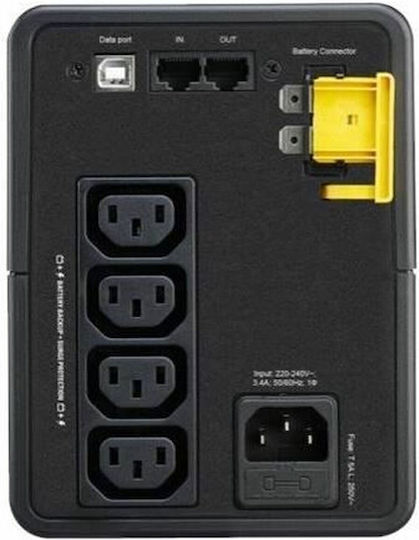APC Back-UPS Line-Interactive 750VA 410W με 3 Schuko Πρίζες
