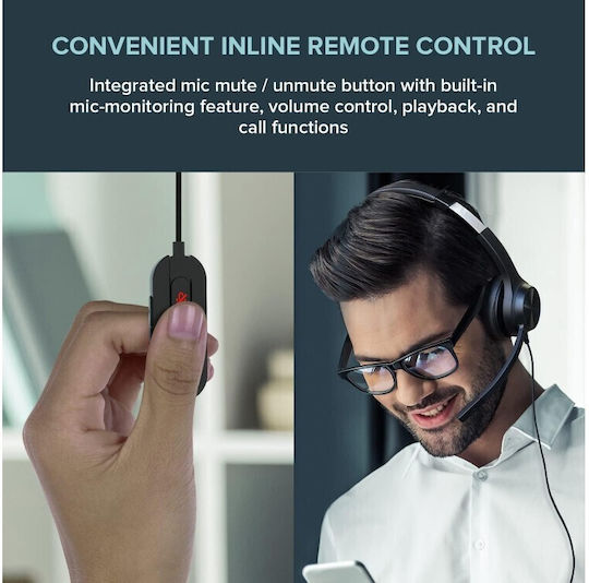 Creative Chat USB On Ear Multimedia Ακουστικά με μικροφωνο και σύνδεση USB-C
