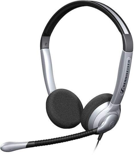 Sennheiser On Ear Multimedia Ακουστικά με μικρόφωνο και σύνδεση 3.5mm Jack 005356