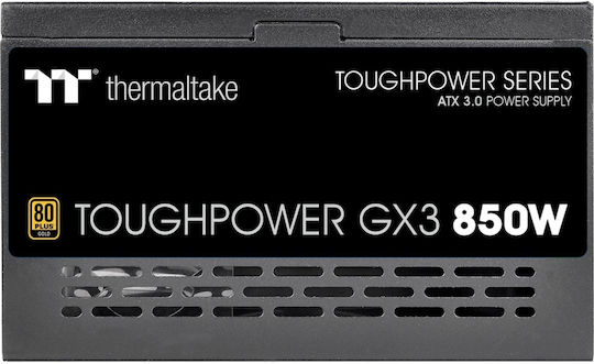 Thermaltake Toughpower GX3 850W Black Computer Power Supply Full Wired 80 Plus Gold