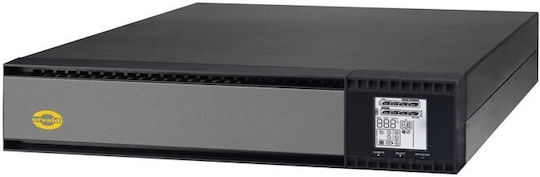 Orvaldi V1100+ 2U LCD UPS Line-Interactive 1100VA 990W