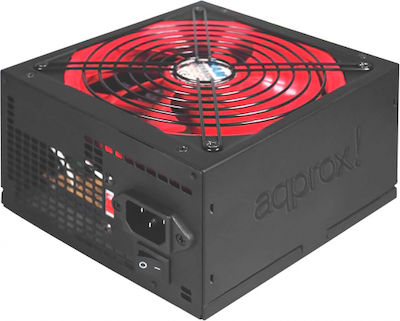 Approx 800W Black Computer Power Supply Full Wired (APP800PSV3)