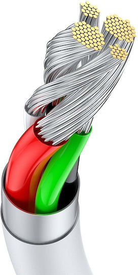 Baseus Superior Series USB 2.0 Kabel USB-C männlich - USB-A 66W PD Weiß 1m CATYS-02