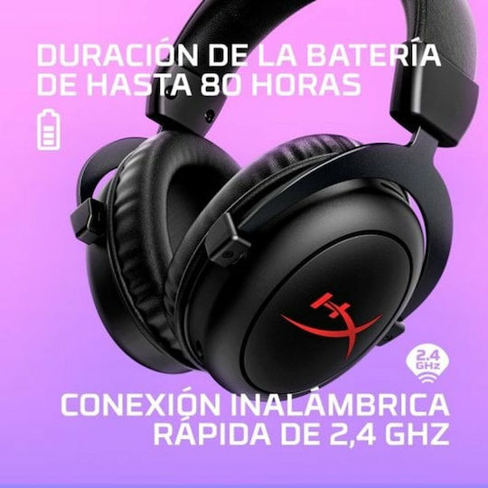 HyperX Cloud II Core Ασύρματο Over Ear Gaming Headset με σύνδεση USB