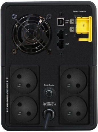 APC Back-UPS 2200 (FR Sockets) Line-Interactive 2200VA 1200W με 6 IEC Πρίζες