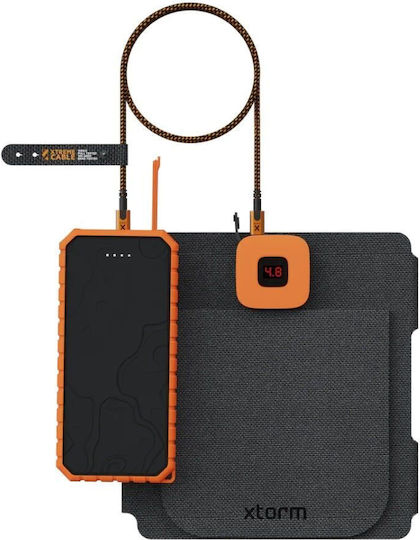 Xtorm Solarbooster Αναδιπλούμενος Ηλιακός Φορτιστής Φορητών Συσκευών 28w 2xusb