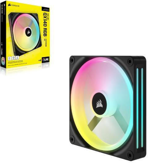 Corsair iCUE LINK QX140 Ventilator Pentru Carcasă (2000rpm) Cu Iluminare RGB