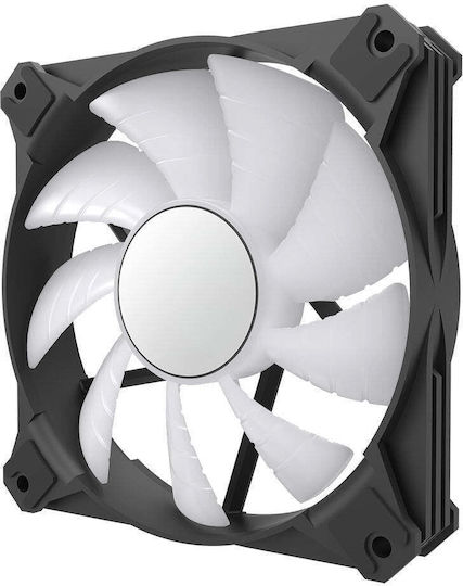 Darkflash Infinity 8 5in1 Вентилатор За Кутия 120мм (2000об/мин / 62.18cfm) С RGB Осветление И Свързване 4-изводна ШИМ