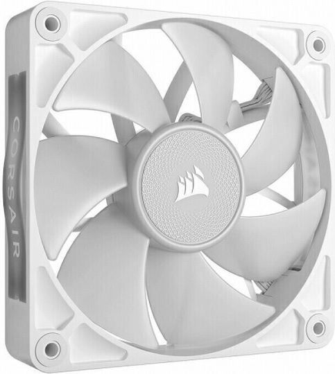 Corsair iCue Link RX120 Case Fan 2100rpm 74.2cfm with RGB Lighting and 4-Pin PWM Connection 3pcs White