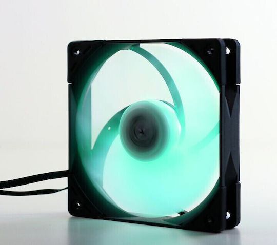 Scythe Ventilator Pentru Carcasă Kaze Flex 120mm (1800rpm / 79.76cfm) cu Iluminare RGB și Conexiune 4-Pin PWM