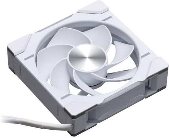 Phanteks PH-F120D30 Umkehrklinge Gehäuselüfter (2000rpm / 61,5cfm) mit RGB Beleuchtung und Verbindung 4-Pin PWM 3 Stück Weiß