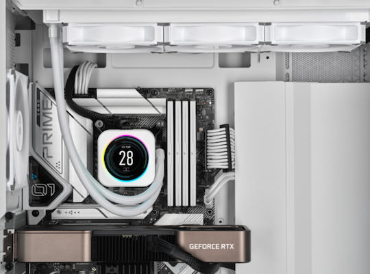 Corsair AF120 Elite High-Performance Case Fan 1850rpm 59.1cfm Without LED Lighting And 4-Pin PWM Connection White
