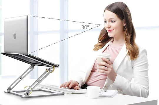 Tech-Protect Prodesk Stand für Laptop bis zu 17.3" Silber