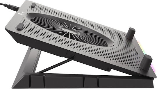 Genesis Oxid 450 RGB Cooling Pad για Laptop έως 15.6" με 1 Ανεμιστήρα