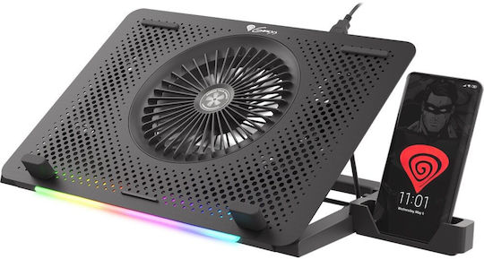 Genesis Oxid 450 RGB Cooling Pad για Laptop έως 15.6" με 1 Ανεμιστήρα