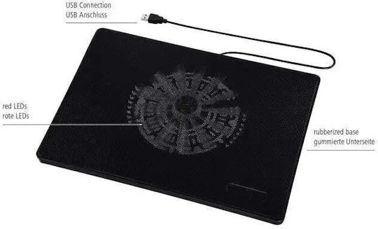 HAMA Kühlung Pad für Laptop bis zu 15.6" mit 1 Ventilator (00053067)