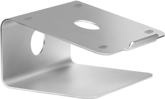 Maclean Energy Deluxe Aluminum Desktop Stand MC-730 Stand for Laptop up to 17" Silver