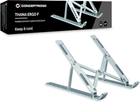 Conceptronic Thana Ergo F Βάση για Laptop έως 15.6" Ασημί
