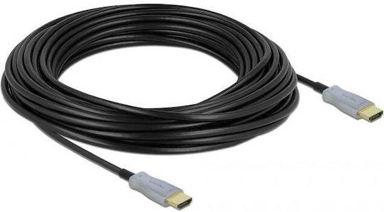 DeLock HDMI 2.0 Premium High Speed 4K 60Hz HDR Cable HDMI Male - HDMI Male 15m Gray