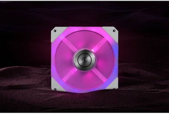 Ekwb Impulse 120 Gehäuselüfter (1800rpm / 57,5cfm) mit RGB-Beleuchtung und Verbindung 3-polig / 4-Pin PWM Weiß