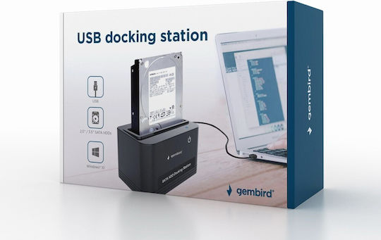 Gembird Hard Drive Docking Station SATA 2.5" / 3.5" with Connection USB 2.0 (HD32-U2S-5)