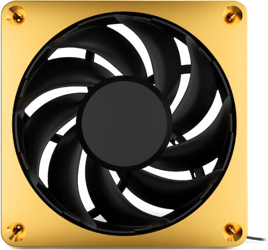 Alphacool Apex Stealth Gehäuselüfter 120mm (2000rpm / 76.81cfm) Ohne LEDs Beleuchtung und Verbindung 4-Pin PWM Gold