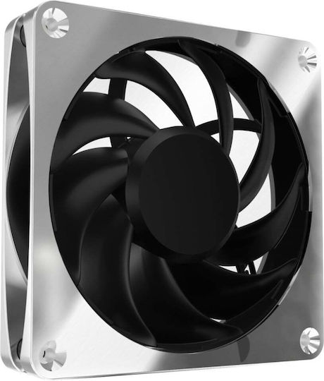 Alphacool Apex Stealth Case Fan 120mm (2000rpm / 76.81cfm) Χωρίς Led Φωτισμό και Σύνδεση 4-Pin PWM Ασημί