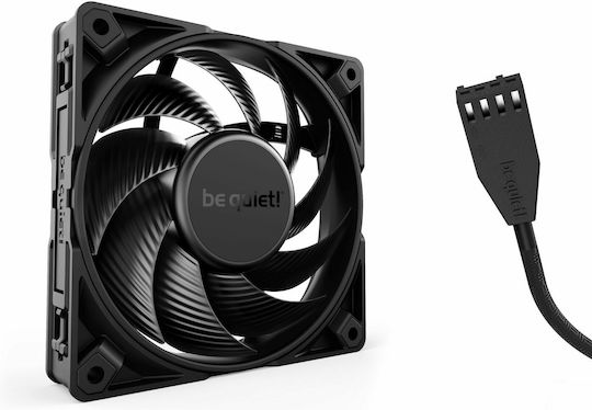 Be Quiet Silent Wings Pro 4 Вентилатор за Кутия 120мм (3000 оборота / 83.9 куб.м/мин) Без Светодиодно Осветление и Свързване 4-изводна ШИМ Бял