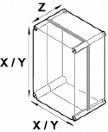 Hammond Plastic Enclosure 50x35x20mm Black (1551GFLBK)