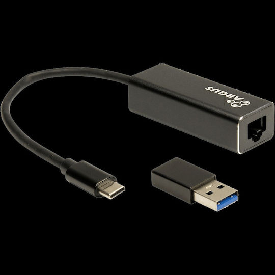 Inter-Tech Argus IT-732 USB Netzwerkadapter mit Verkabelt Ethernet Verbindung