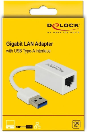 DeLock 65905 Αντάπτορας Δικτύου USB με Ενσύρματη Σύνδεση Gigabit Ethernet