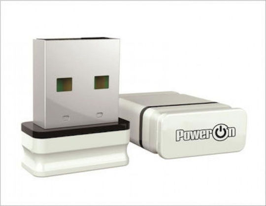 Power On 050012 Αντάπτορας Δικτύου USB με Ασύρματη Σύνδεση Wi-Fi και Αποσπώμενη Κεραία