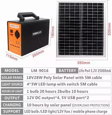 Autonomous Solar Lighting System with Light System LM-9016-PL