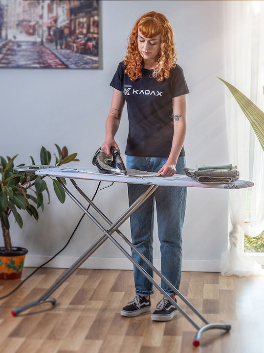 Kadax Ironing Board for Steam Iron Foldable 120x38cm