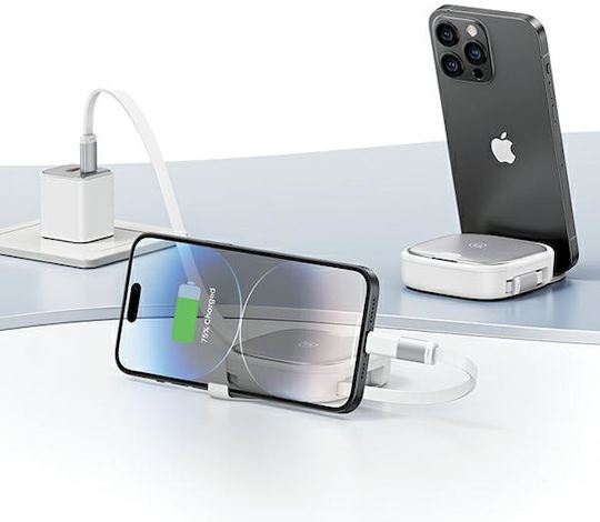 Usams US-SJ650 Ausziehbar / Tasche USB zu Typ-C,TC-TC / Blitzschlag / Micro-USB Kabel 3A Lila 1m (SJ650USB03)