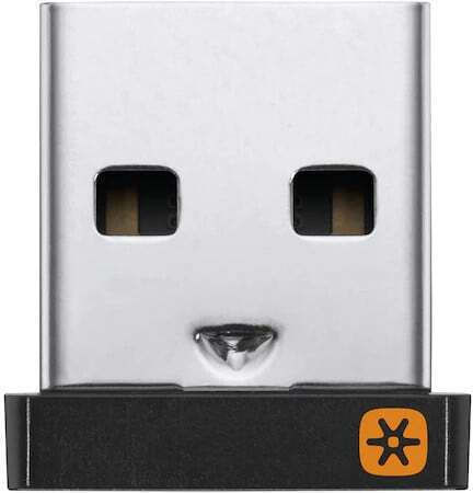 Logitech USB Unifying Receiver USB Bluetooth 2.0 Адаптер Черен