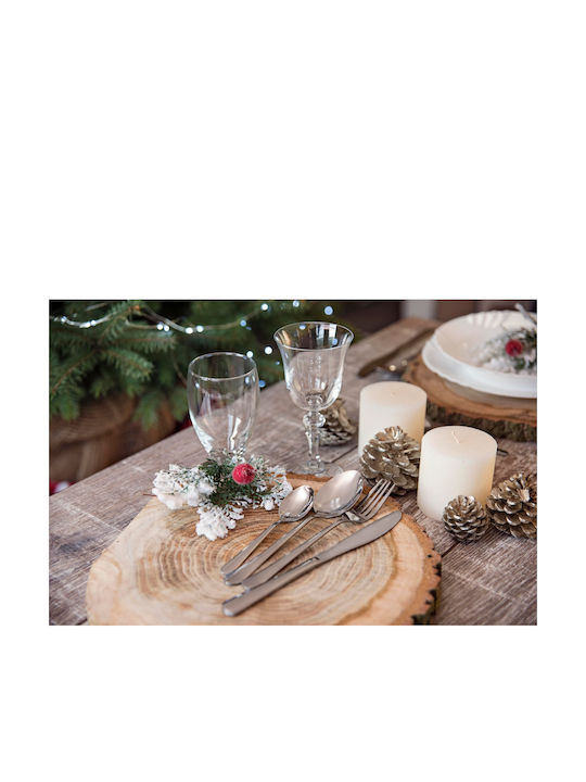 Kadax Set de Tacâmuri Inoxidabil Argintiu 24buc