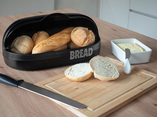 Kadax Bread Box Plastic Black