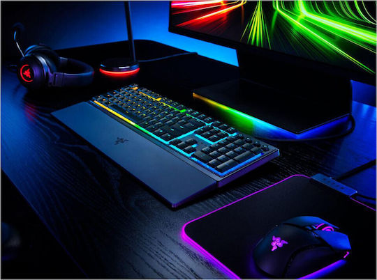 Razer Ornata V3 Gaming Mechanical Keyboard with Membrane Switches and RGB Lighting English US