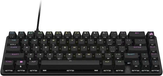 Corsair K65 Pro Mini Οπτικό Gaming Πληκτρολόγιο 65% με Corsair OPX διακόπτες και RGB φωτισμό (Αγγλικό US)