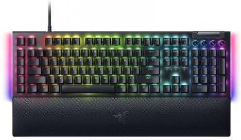 Razer BlackWidow V4 X Gaming Mechanical Keyboard with Razer Green switches and RGB lighting (English US)