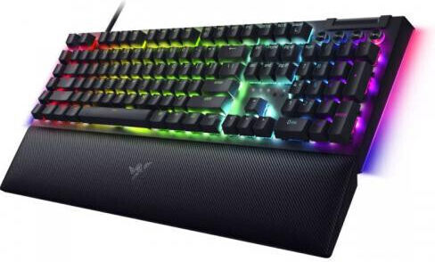 Razer BlackWidow V4 X Gaming Mechanical Keyboard with Razer Green switches and RGB lighting (English US)