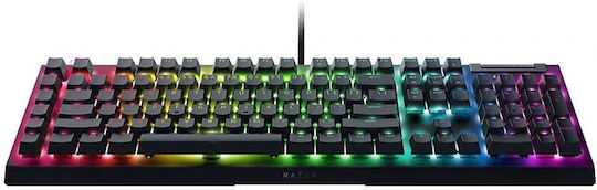 Razer BlackWidow V4 X Gaming Mechanical Keyboard with Razer Yellow switches and RGB lighting (English US)