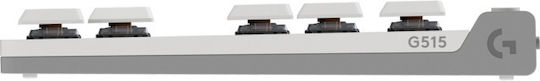Logitech G515 Lightspeed Wireless Gaming Mechanical Keyboard Tenkeyless with GL Tactile switches and RGB lighting (English US) White