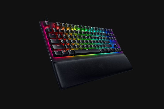 Razer Huntsman V2 TKL Optical Gaming Keyboard Tenkeyless with Razer Clicky switches and RGB lighting (English US)