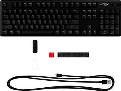 HyperX Alloy Origins PBT Gaming Mechanical Keyboard with HyperX Aqua switches and RGB lighting (English US)