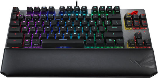 Asus ROG Strix Scope NX Gaming Mechanische Tastatur Tenkeyless mit ROG NX Rot Schaltern und RGB-Beleuchtung (Englisch US)